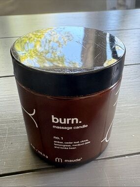 Massage Oil Candle - Burn No. 1 Skin Softening by Maude